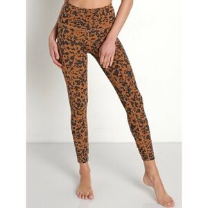 VARLEY | Lets Move High Rise Leggings‎ Pants in Rust Animal
Cheetah Print Small